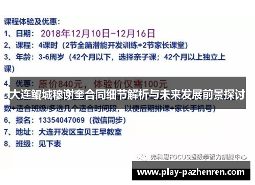 大连鲲城穆谢奎合同细节解析与未来发展前景探讨