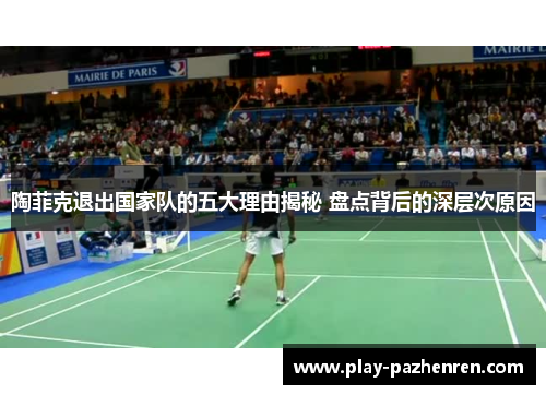 陶菲克退出国家队的五大理由揭秘 盘点背后的深层次原因 陶菲克退出国家队的五大理由揭秘 盘点背后的深层次原因